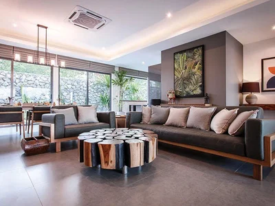 Residential complex Complex of villas with swimming pools and gardens close to the highways and international schools, Pattaya, Thailand