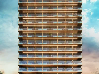 Zespół mieszkaniowy New Sky Living Residence with a swimming pool and a gym, JVC, Dubai, UAE