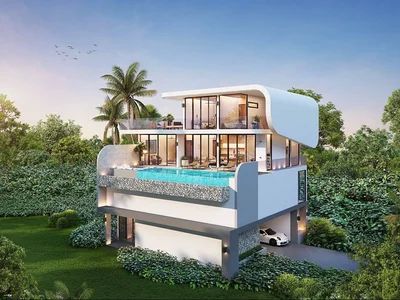 Complexe résidentiel New residential complex of luxury villas in Bo Phut, Koh Samui, Surat Thani, Thailand