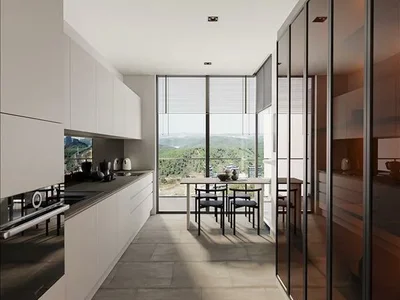 Zespół mieszkaniowy New residence with a swimming pool and green areas near the forest, Istanbul, Turkey
