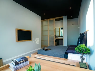 Zespół mieszkaniowy Modern apartments and villas with swimming pools and Japanese Zen garden, Bang Tao, Phuket, Thailand