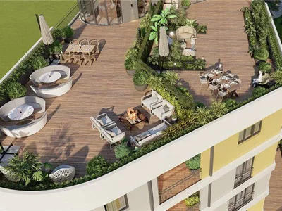 Zespół mieszkaniowy New residence with a swimming pool and restaurants close to the airport, Istanbul, Turkey