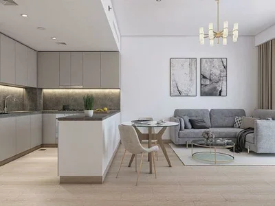 Complejo residencial Modern residence Amber with swimming pools and restaurants near a highway and a metro station, Jebel Ali Village, Dubai, UAE
