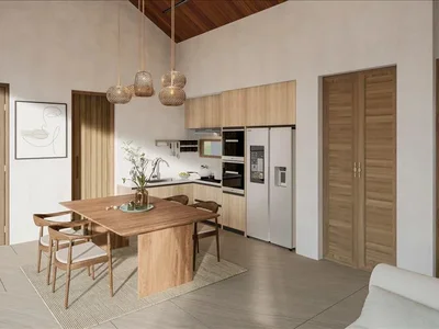 Complexe résidentiel Gated complex of villas with swimming pools at 400 meters from the coast, Samui, Thailand