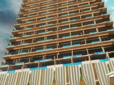 Zespół mieszkaniowy New Sky Living Residence with a swimming pool and a gym, JVC, Dubai, UAE