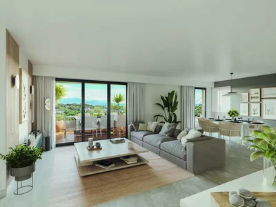 Zespół mieszkaniowy New residential complex surrounded by forest, Antibes, Cote d'Azur, France