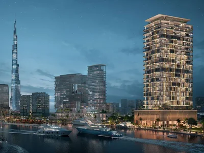Wohnanlage New residence Ritz Carlton Residences with a swimming pool and a business center near Dubai Mall and Burj Khalifa, Business Bay, Dubai, UAE