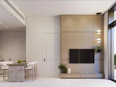 Complejo residencial New residence Treppan Tower with swimming pools and a lounge area, JVT, Dubai, UAE