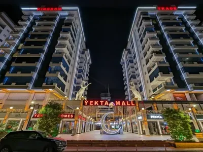 Complexe résidentiel Furnished 1+1 apartment with sea view in Yekta Trade Centre complex.