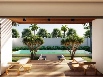 Zespół mieszkaniowy New residential complex of villas with swimming pools near the sea in the area of ​​Laem Set, Samui, Thailand