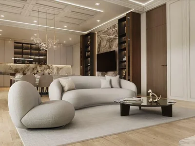 Wohnanlage New complex of villas with gardens and swimming pools, Pattaya, Thailand