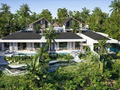 Residential complex New gated complex of furnished villas surrounded by tropical nature and fields, Ubud, Bali, Indonesia