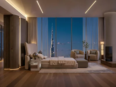 Residential complex Luxurious penthouses in one of the tallest skyscrapers DNWT Residences, Business Bay, Dubai, UAE