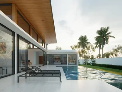 Wohnanlage New complex of villas with swimming pools just 100 m from Bang Po Beach, Maenam, Samui, Thailand