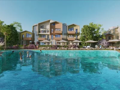 Жилой комплекс Новая резиденция с бассейнами и аквапарком, Кушадасы, Турция