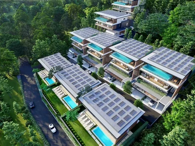 Complejo residencial Complex of villas with swimming pools and panoramic views close to beaches, Chalong, Phuket, Thailand