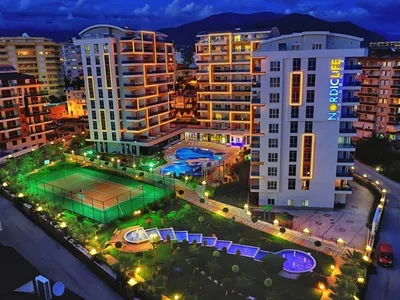 Wohnanlage Furnished 2+1 apartment in the Nordic Life complex for a residence permit.