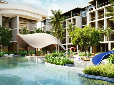 Zespół mieszkaniowy Large resort condominium for investment on the beachfront of Naithon Beach, Phuket, Thailand