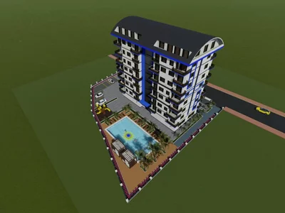 Barrio residencial New project under construction in Alanya, Avsallar area