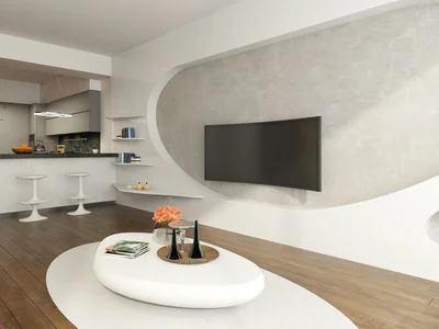 Zespół mieszkaniowy Modern residence with a panoramic view of the city in the center of the business district of Sisli, Istanbul, Turkey