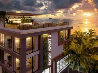 Zespół mieszkaniowy Furnished apartments in a new residential complex near Batu Bolong Beach, Canggu, Badung, Indonesia