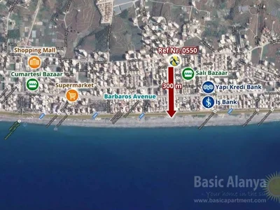 Dzielnica mieszkaniowa Modern apartment with full facilities for sale in Mahmutlar