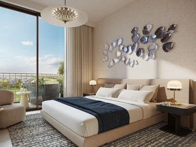 Wohnanlage New ES Golf Verge Residence with a swimming pool, a golf course and a clubhouse, Emaar South, Dubai, UAE