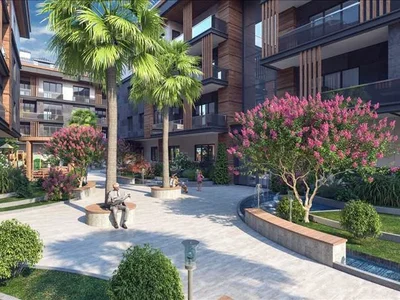 Residential complex High-quality residence with swimming pools and green areas in a quiet area, 500 meters from the beach, Istanbul, Turkey