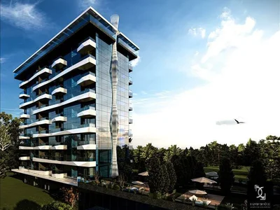 Residential complex New residence with swimming pools, an aqua park and a private beach, Avsallar, Turkey