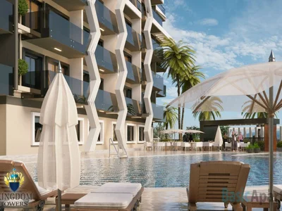 Dzielnica mieszkaniowa Elegant luxury flats for sale in Alanya