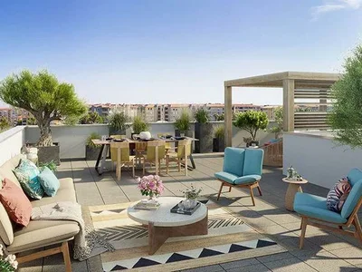 Zespół mieszkaniowy New residential complex 800 m from the beach, Antibes, Cote d'Azur, France