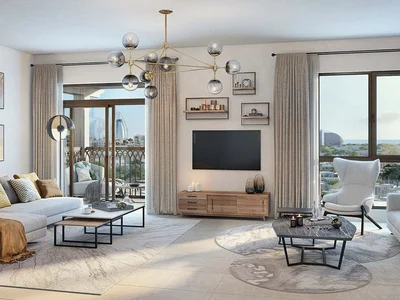 Complexe résidentiel New residence Jadeel with swimming pools close to Dubai Marina, Umm Suqeim, Dubai, UAE