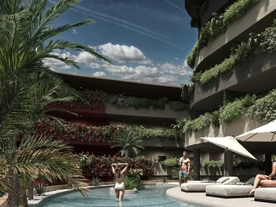 Zespół mieszkaniowy Apartments and villas 250 meters from Melasti Beach.