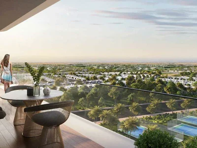 Complejo residencial New residence Elo 2 with a swimming pool and a bar, Damac Hills 2, Dubai, UAE