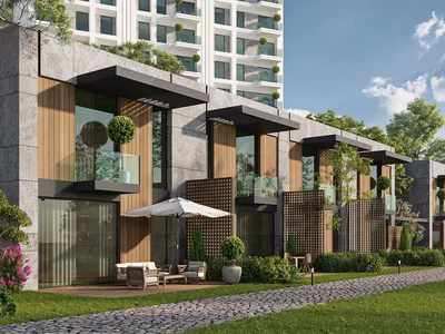 Zespół mieszkaniowy Apartments with balconies and terraces, with river views, Kagithane, Istanbul, Turkey
