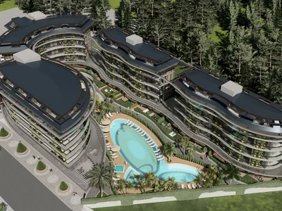 Zespół mieszkaniowy Residential complex with large spa centre, 350 meters to the sea, Oba, Alanya, Turkey