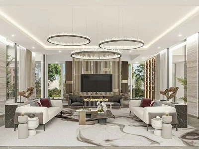 Zespół mieszkaniowy New complex of villas with swimming pools and spa areas, Utopia, Damac Hills, UAE