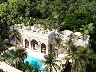 Complejo residencial New complex of villas with shops and restaurants, 4 minutes from Pandawa Beach, Bali, Indonesia