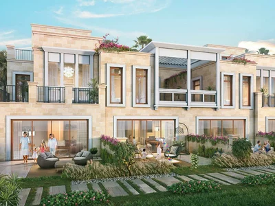 Residential complex Malta — new complex of townhouses by DAMAC in a luxury area of DAMAC Lagoons