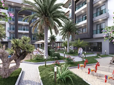 Dzielnica mieszkaniowa Modern view apartments in the Oba area