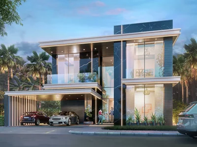 Residential complex Luxury villa in a premium residence Lagoons Venice with a beach close to the autodrome and a polo club, Damac Lagoons, Dubai, UAE