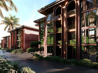 Zespół mieszkaniowy New premium residence with a swimming pool, a restaurant and a spa center at 100 meters from the beach, Phuket, Thailand