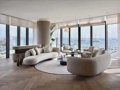 Zespół mieszkaniowy New beachfront residence with a yacht marina, green areas and a fitness center, Istanbul, Turkey