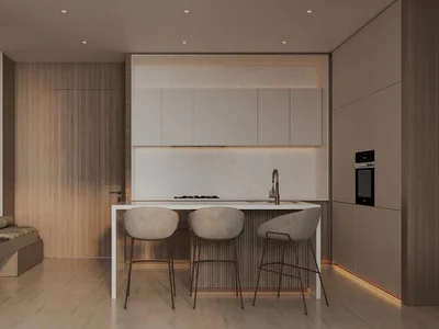 Complejo residencial New residence Binghatti Elite with a swimming pool and a gym close to shopping malls, Dubai Production City, Dubai, UAE