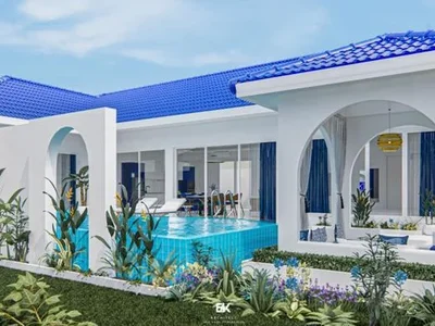Complexe résidentiel New residential complex of furnished villas in Taling Ngam, Samui, Thailand