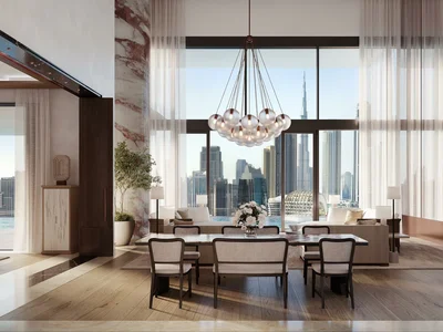 Wohnanlage New high-rise complex of apartments with private swimming pools and panoramic views Vela Viento, Business Bay, Dubai, UAE