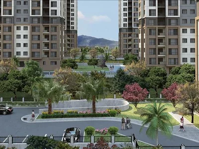 Residential complex New residence with a swimming pool and panoramic views near the coast, Istanbul, Turkey