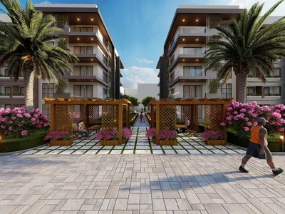 Residential complex Residential complex with parking, fitness centre and swimming pool, Deşemealtı, Antalya, Turkey