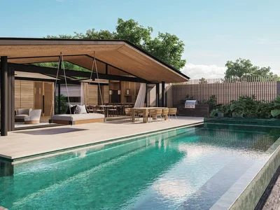 Zespół mieszkaniowy New residential complex of villas with swimming pools right by the water in Laguna Phuket, Thailand