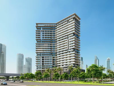 Zespół mieszkaniowy The Paragon — residential complex by IGO with swimming pools, cinema and fitness areas with views of park and Dubai Water Channel in Business Bay, Dubai